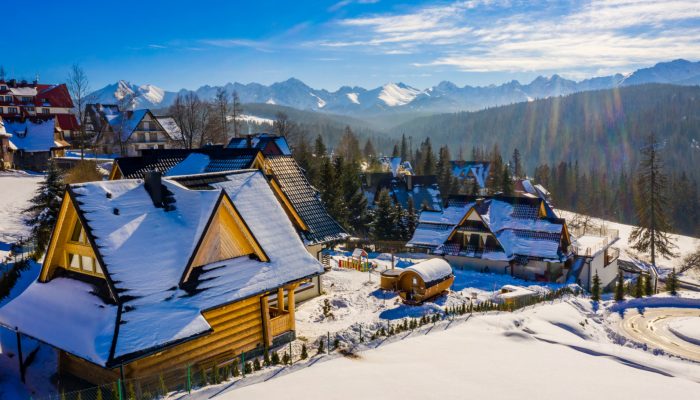 noclegi bukowina Tatrzańska widok na góry